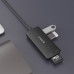 USB 2.0 кардрідер/USB-хаб  H3TS-U2 (TF & SD)