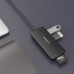 USB 3.0 кардрідер/USB-хаб H3TS-U3 (SD & MicroSD)